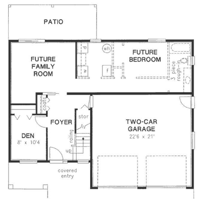 Basement Plan for House Plan #131329