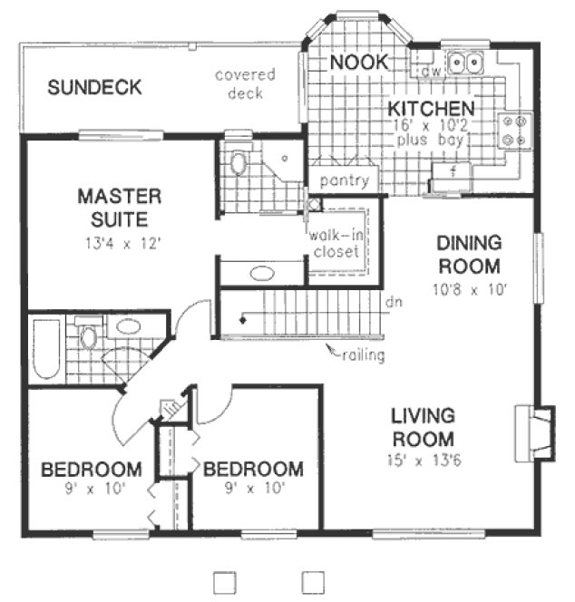 Main Floor Plan for House Plan #132329