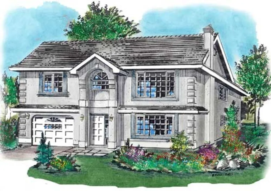 Full Rendering for House Plan #132329