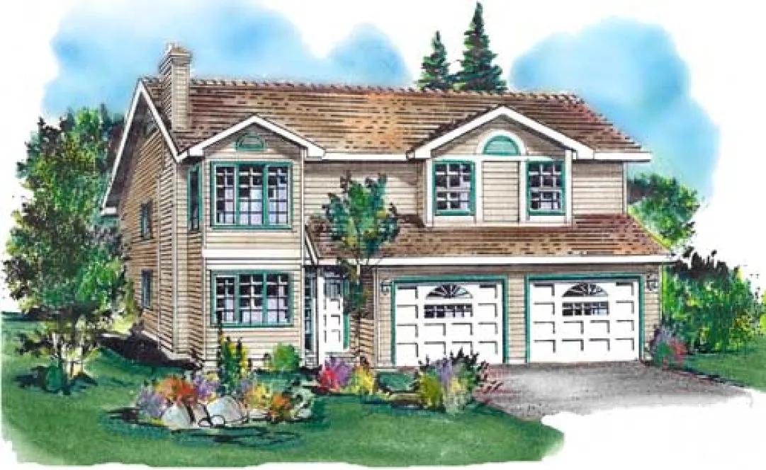 Full Rendering for House Plan #133329