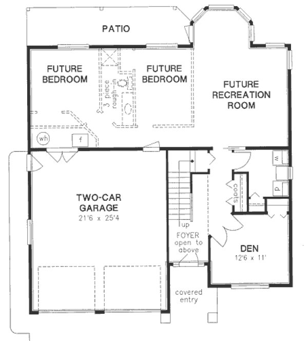 Basement Plan for House Plan #134329