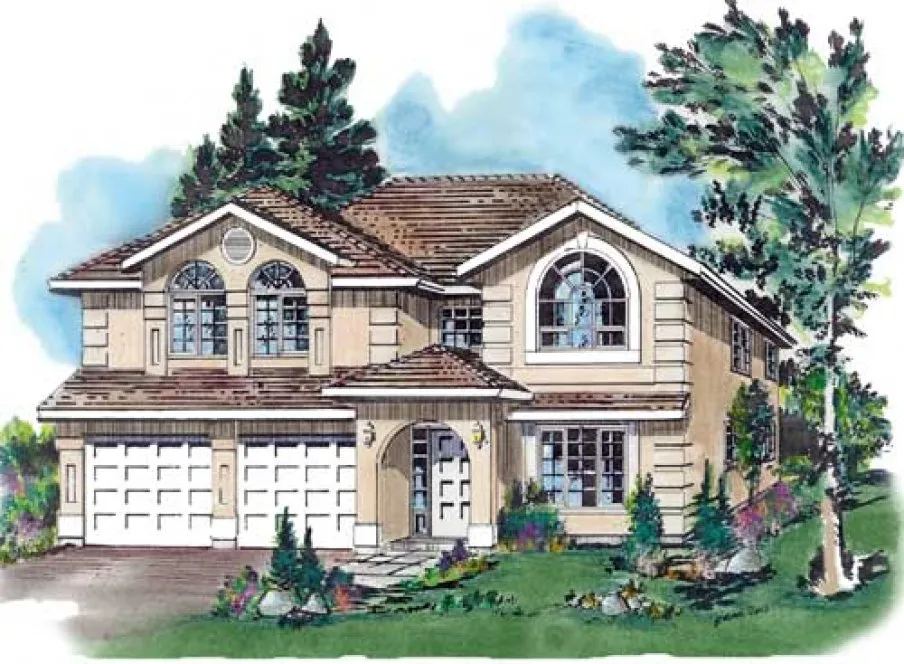 Full Rendering for House Plan #134329