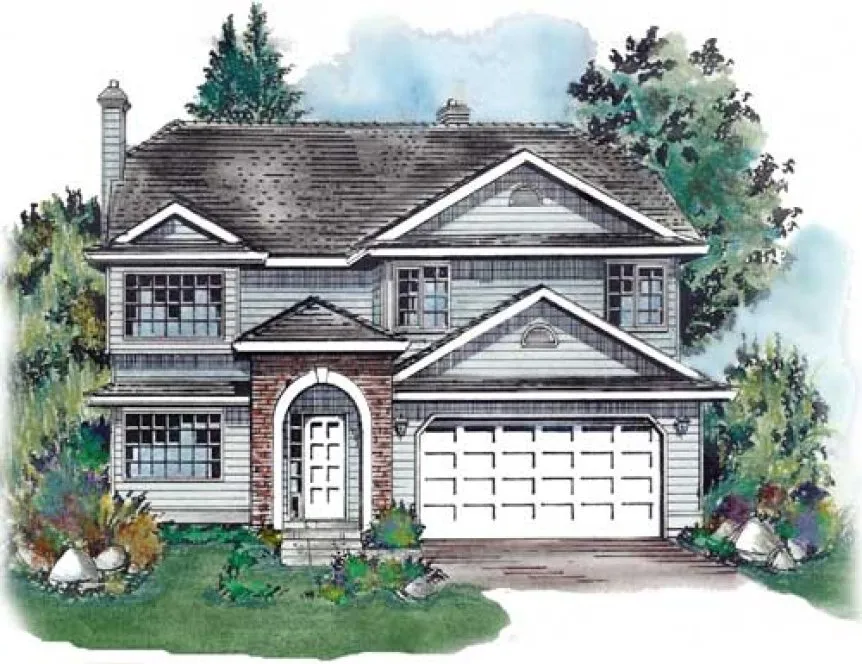 Full Rendering for House Plan #132429