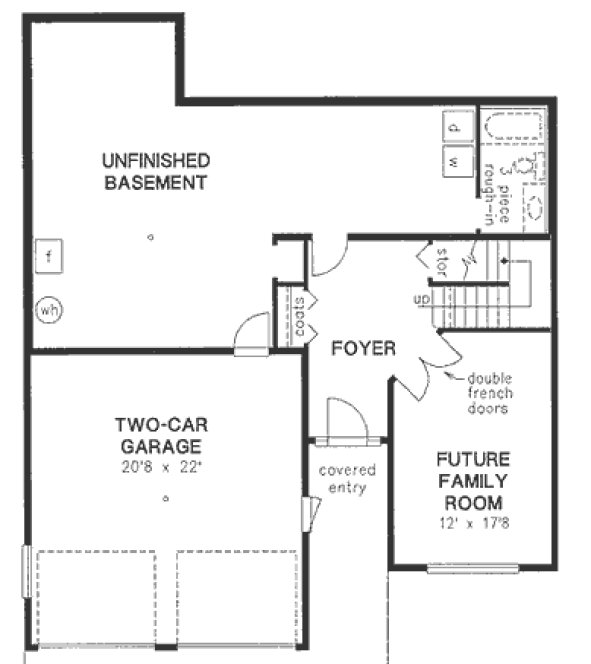 Basement Plan for House Plan #134429