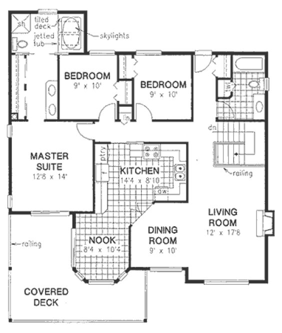 Main Floor Plan for House Plan #134429