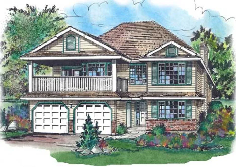 Full Rendering for House Plan #134429