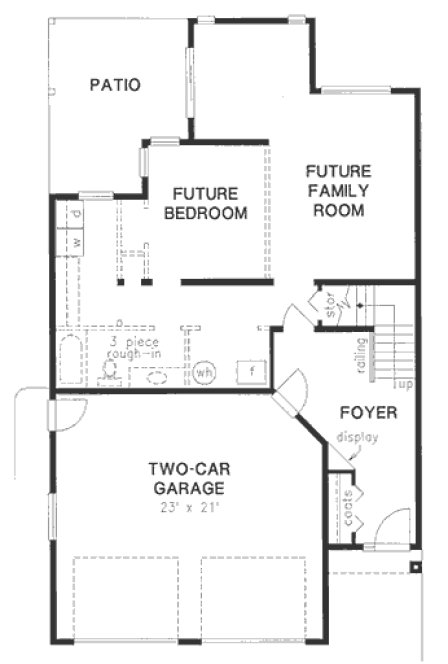 Basement Plan for House Plan #137039