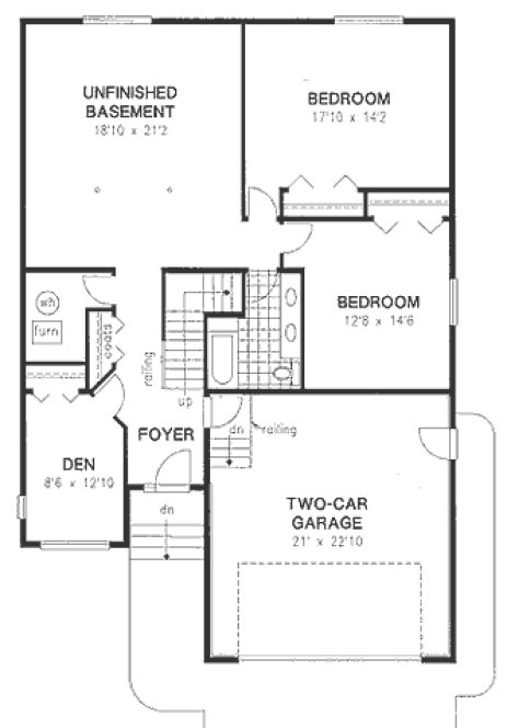 Basement Plan for House Plan #137139