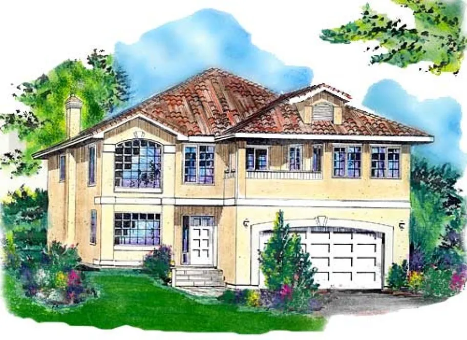 Full Rendering for House Plan #137139