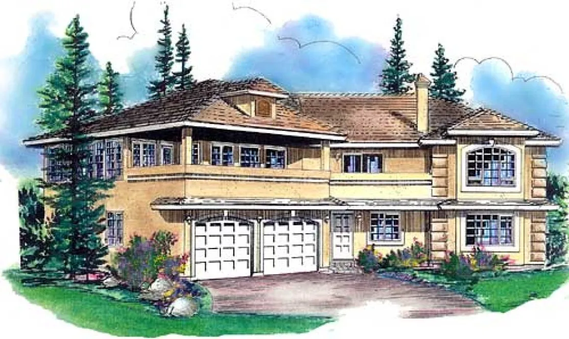 Full Rendering for House Plan #133339