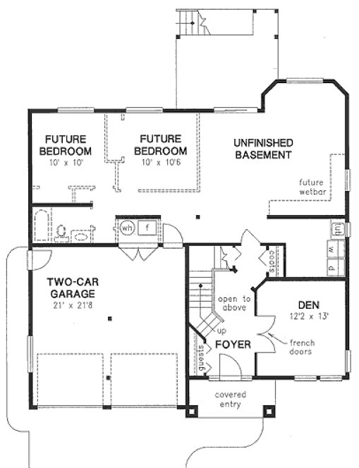 Basement Plan for House Plan #130259