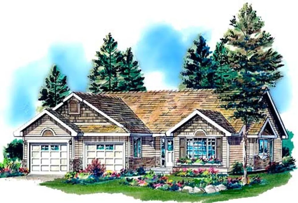 Full Rendering for House Plan #136124