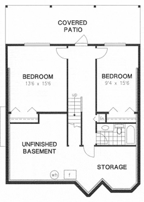 Basement Plan for House Plan #138154