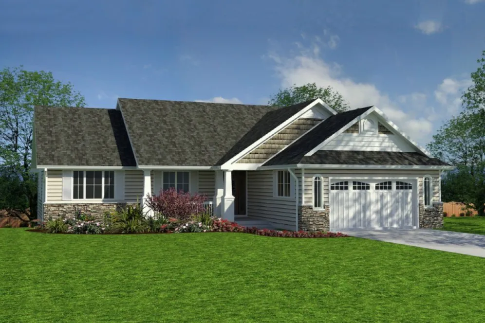 Full Rendering for House Plan #139254