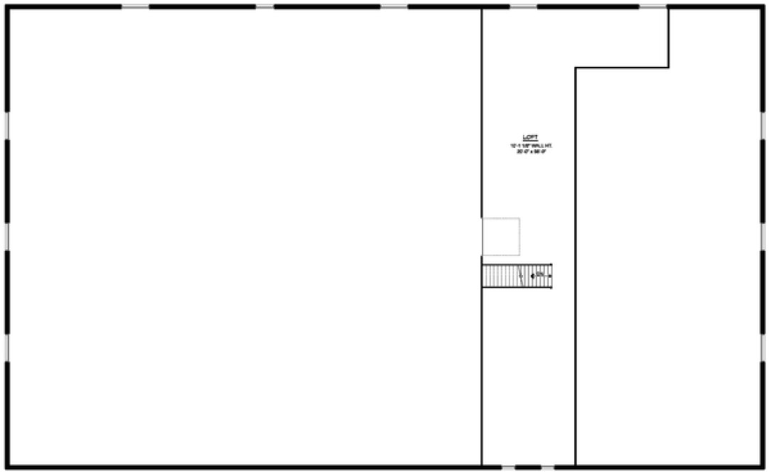 Second Floor Plan for House Plan #758947