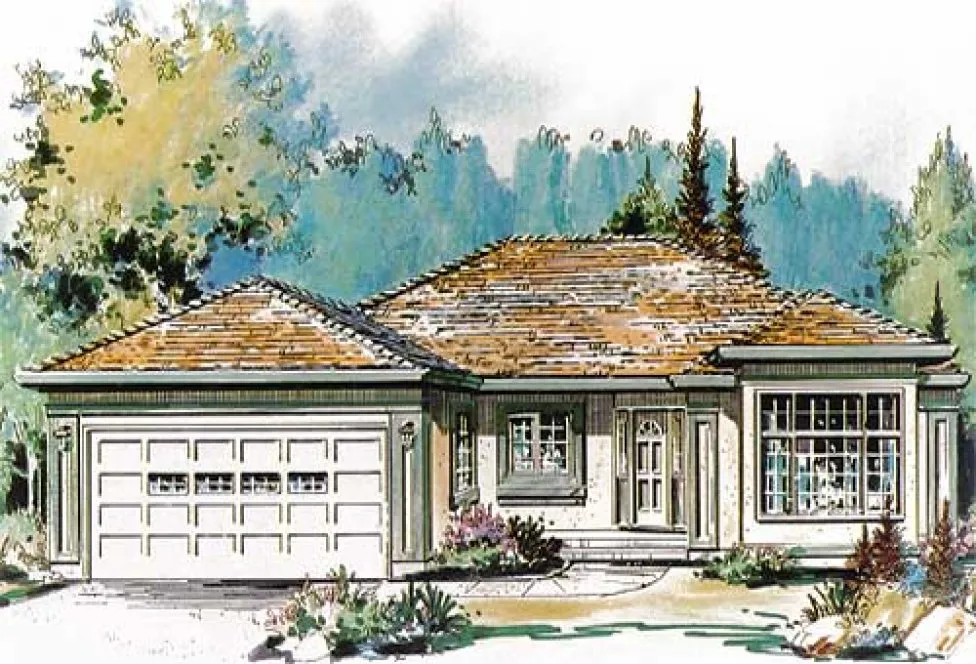 Full Rendering for House Plan #138509