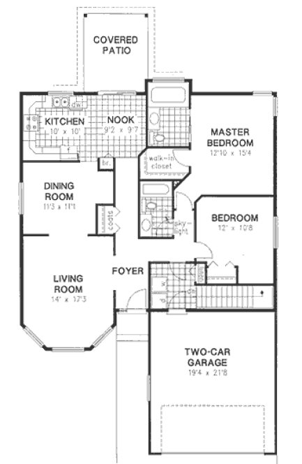 Main Floor Plan for House Plan #132609