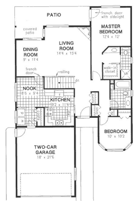 Main Floor Plan for House Plan #131119