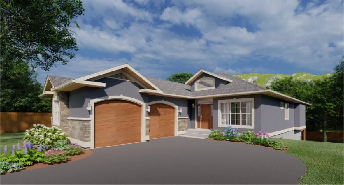 Full Rendering for House Plan #195126