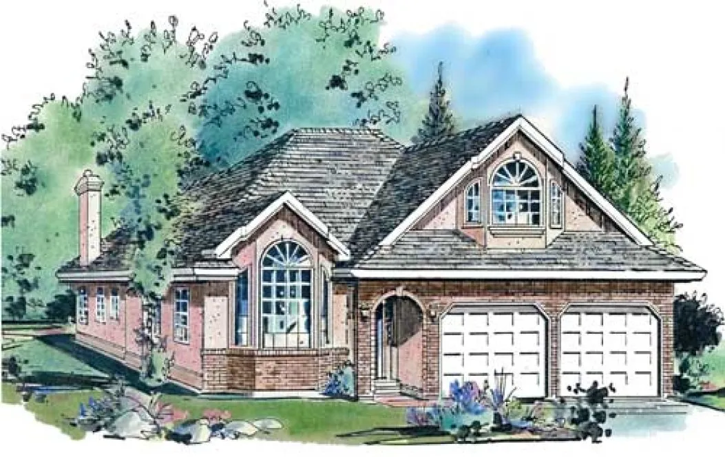 Full Rendering for House Plan #133119