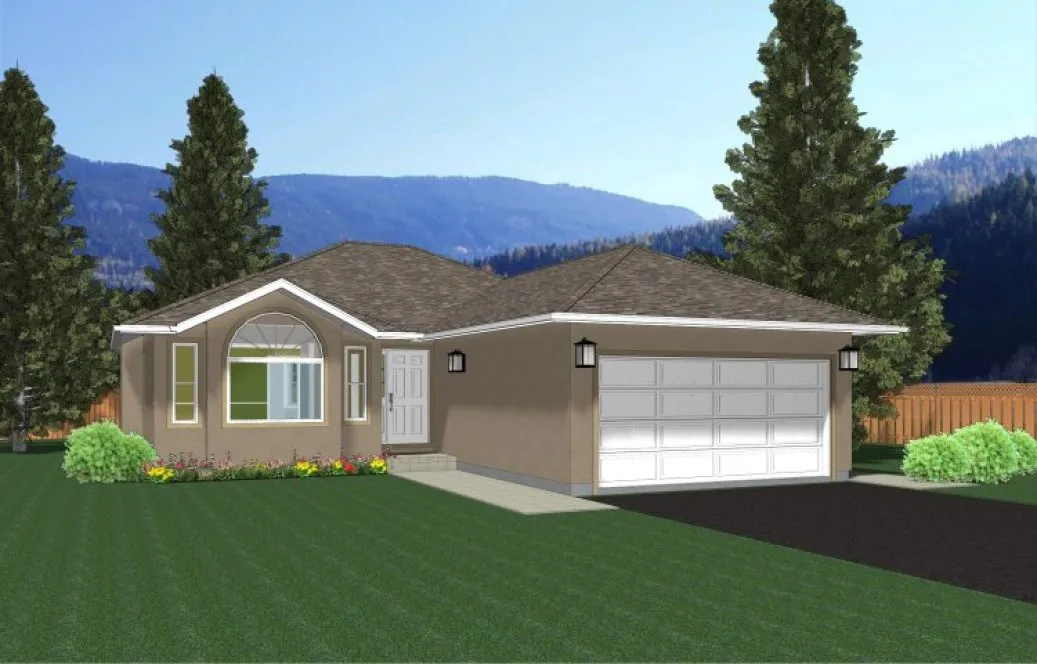 Full Rendering for House Plan #201200