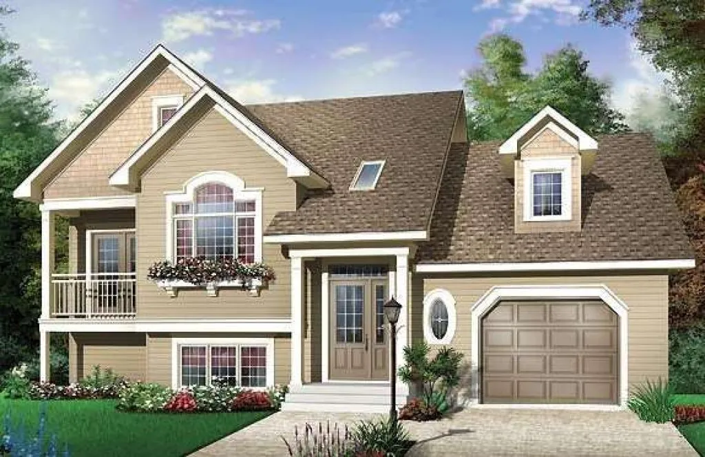 Full Rendering for House Plan #145443