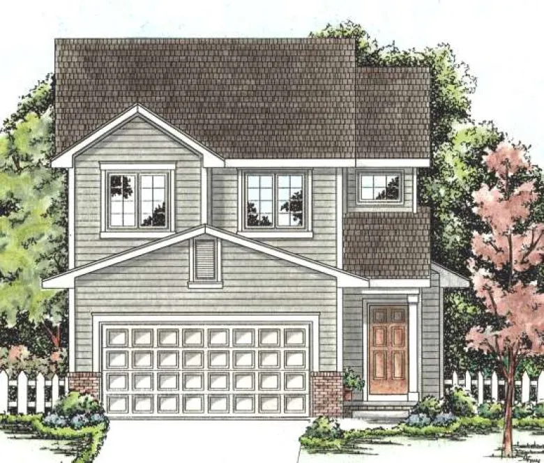 Full Rendering for House Plan #159709