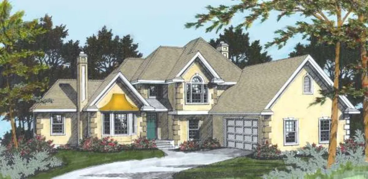 Full Rendering for House Plan #230498