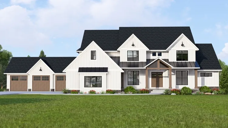 Full Rendering for House Plan #756835