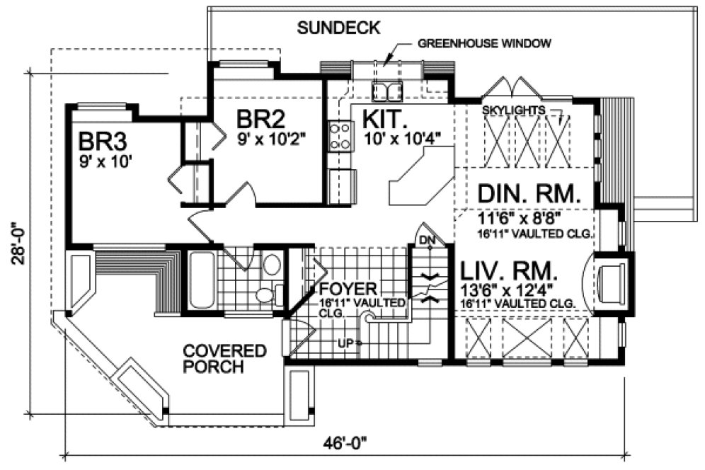 Main Floor Plan for House Plan #260011