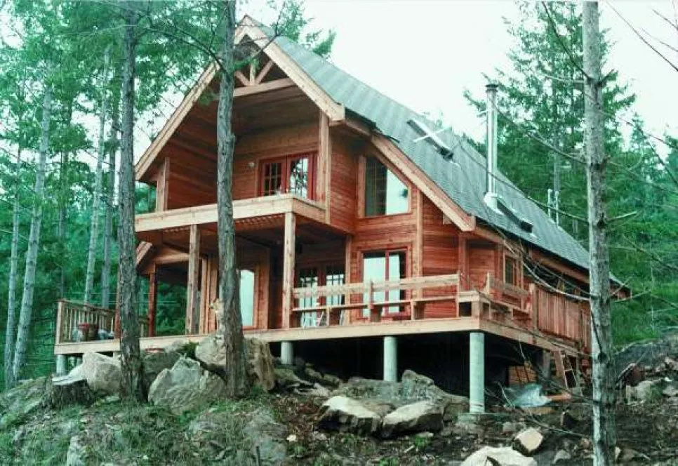 Rear Elevation for House Plan #264511