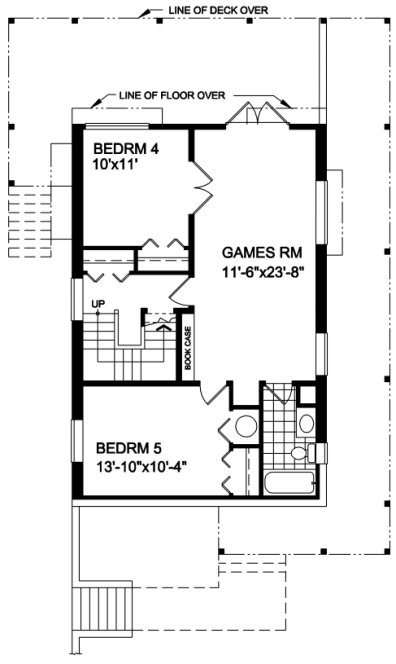 Basement Plan for House Plan #268251