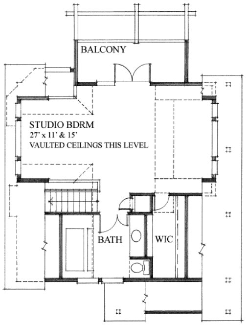 Second Floor Plan for House Plan #266821