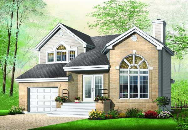 Luxury Home Plan With Central Spiral